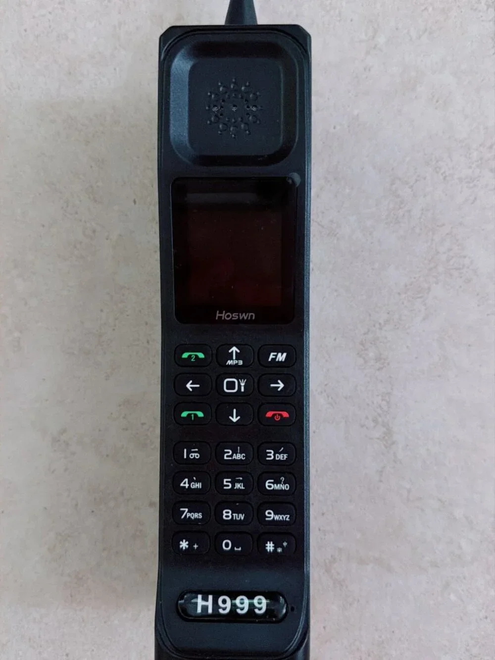 Hoswn H999+ Retro Brick Cell Phone Vintage Style Unlocked Big Battery GSM Phone